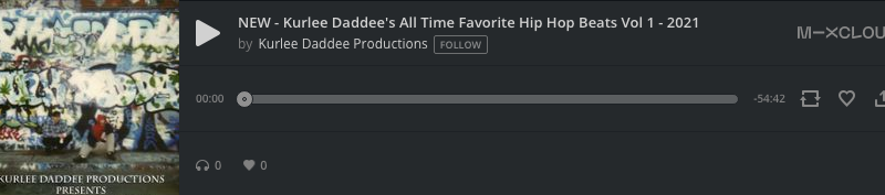 NEW – Kurlee Daddee’s All Time Favorite Hip Hop Beats Vol 1 – 2021