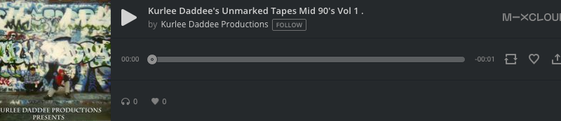 Kurlee Daddee’s Unmarked Tapes Mid 90’s Vol 1